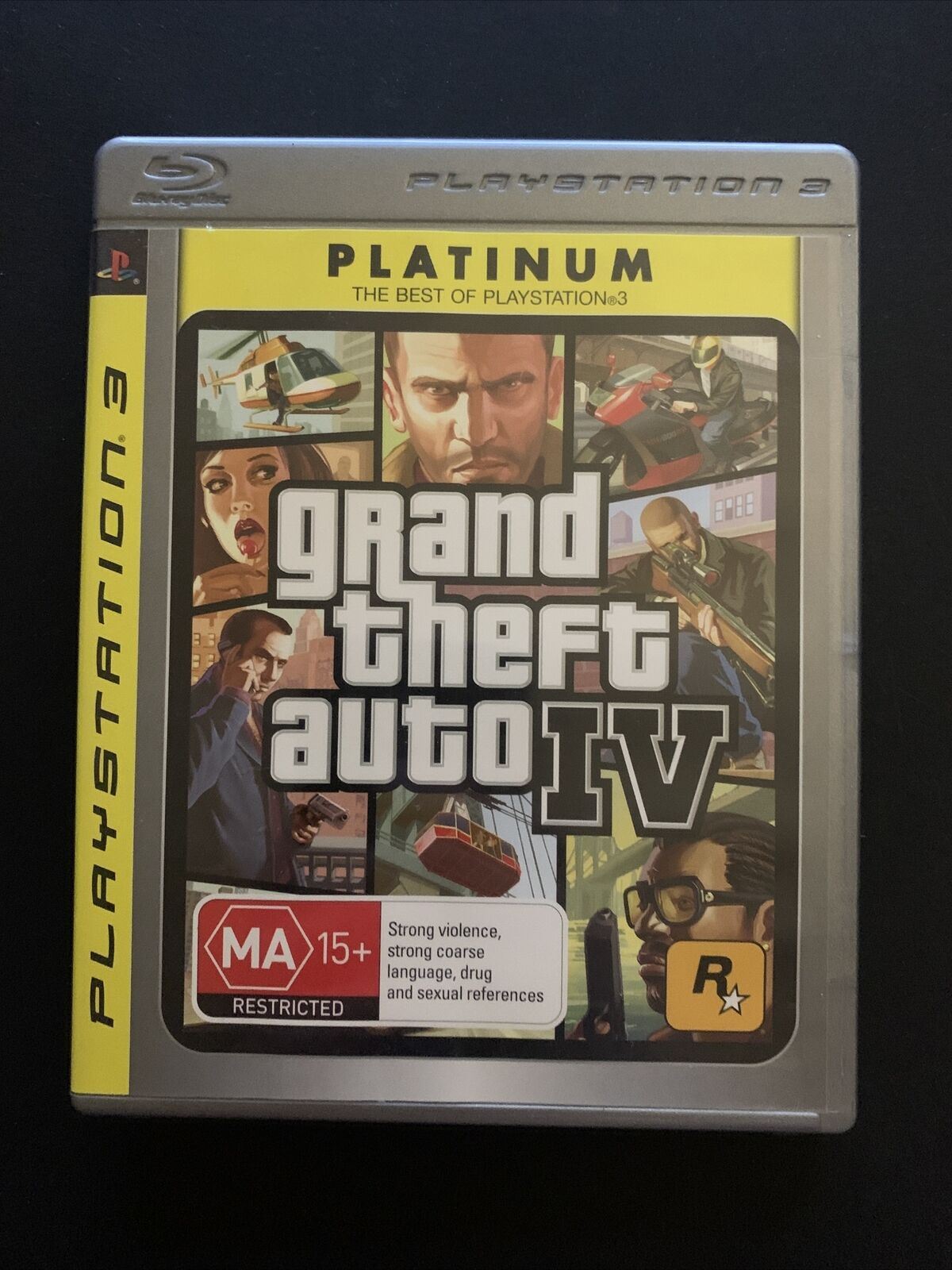 GTA 4 - Grand Theft Auto IV - PlayStation 3/PS3 - Mídia Física - Blu-Ray- Ótimo estado de GTA 4 - Grand Theft Auto IV - PlayStation 3/PS3 - Mídia Física - Blu-Ray- Ótimo estado de