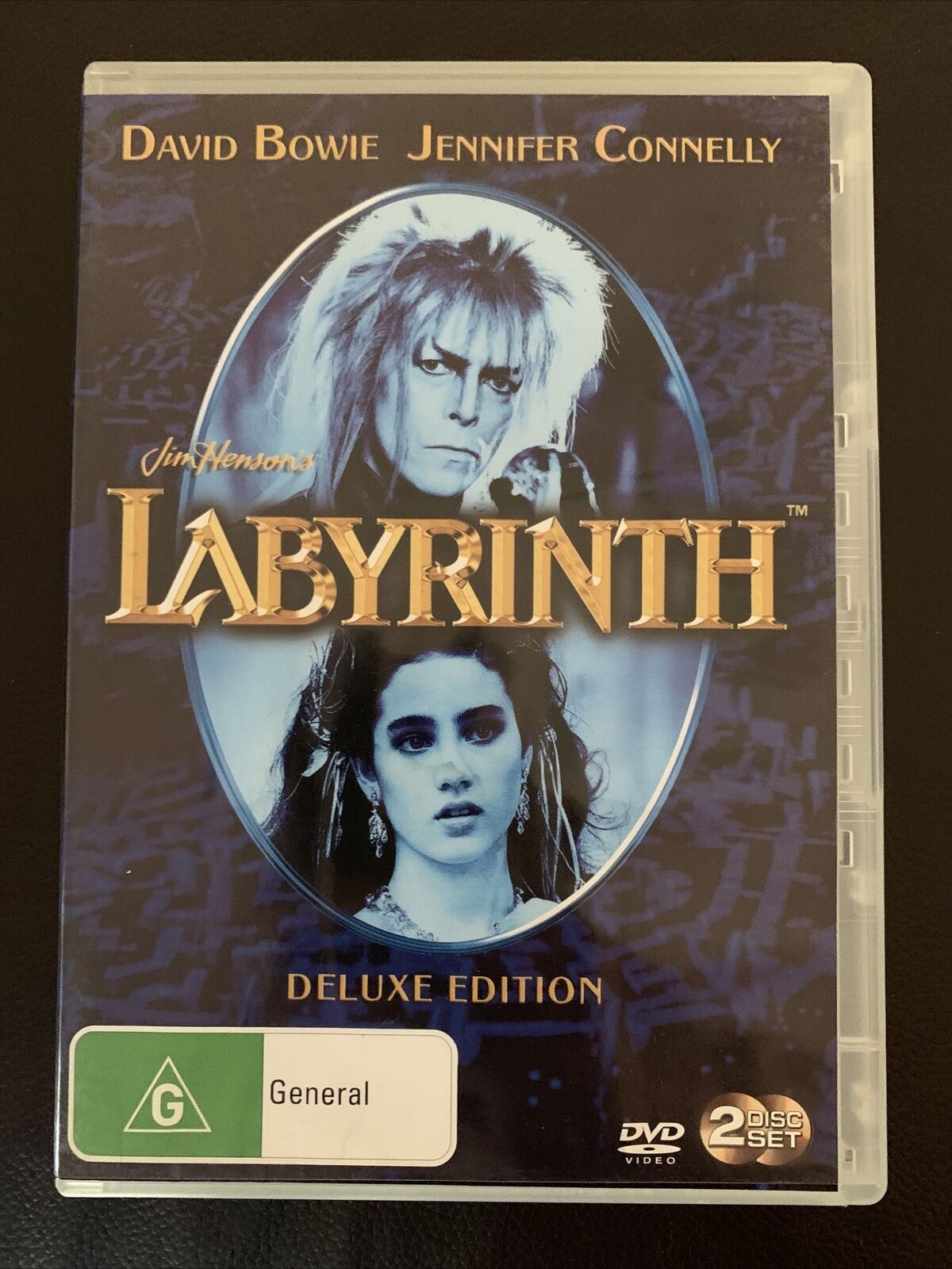 Labyrinth - Deluxe Edition (DVD, 1986) David Bowie, Jennifer Connelly - Region 4