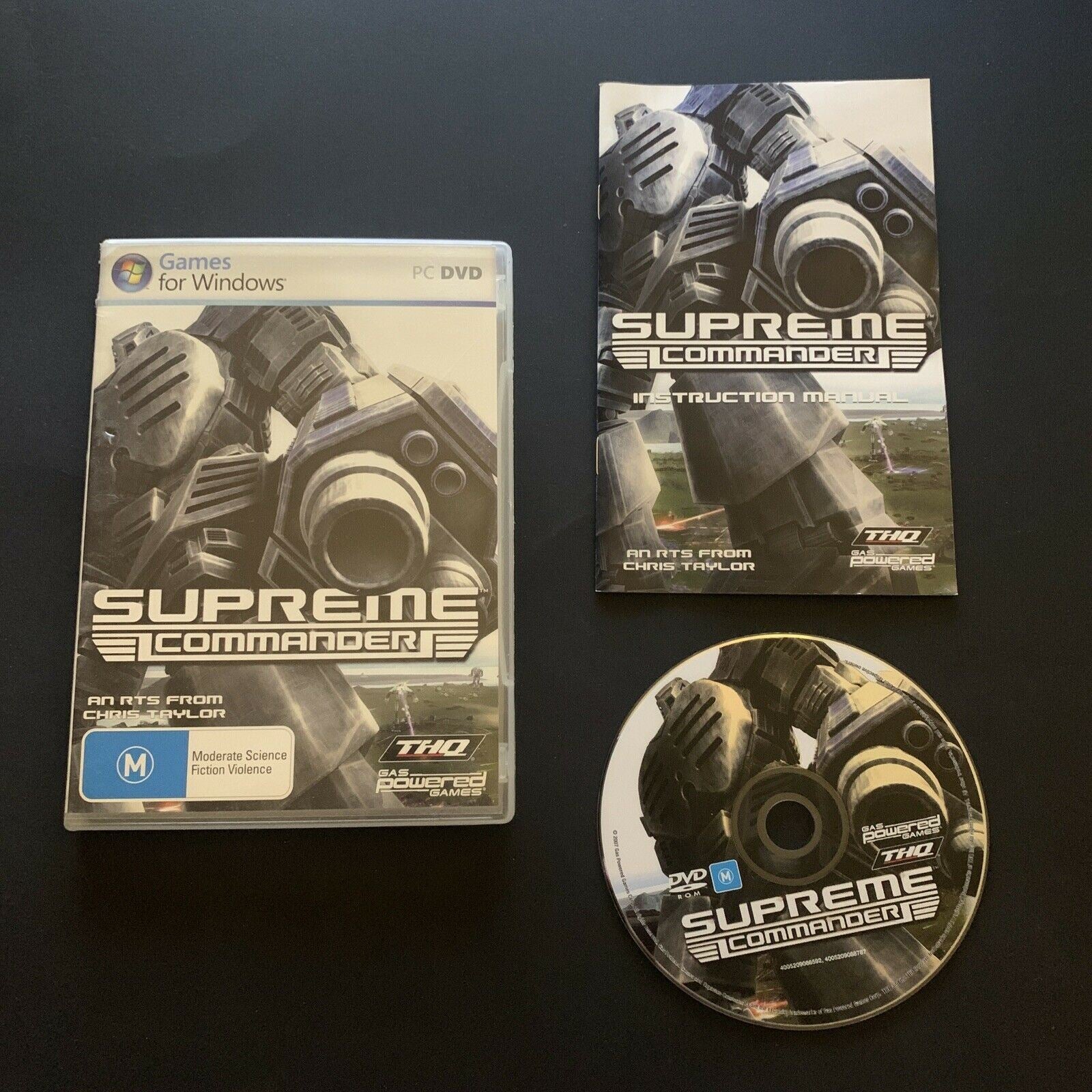 Supreme Commander - PC Windows RTS Strategy Game + Manual – Retro Unit
