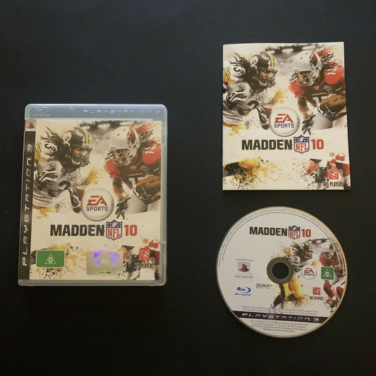 Madden NFL 10 - PS3 Playstation 3 Game + Manual