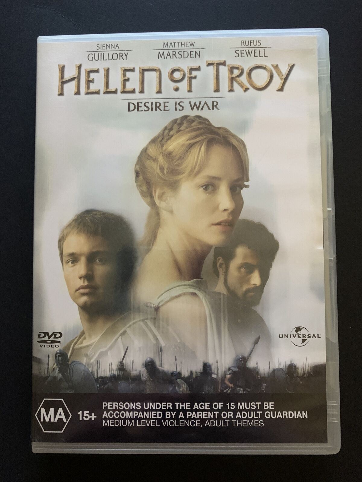 Helen Of Troy (DVD, 2004) Rufus Sewell, John Rhys-Davies - Region 2,4