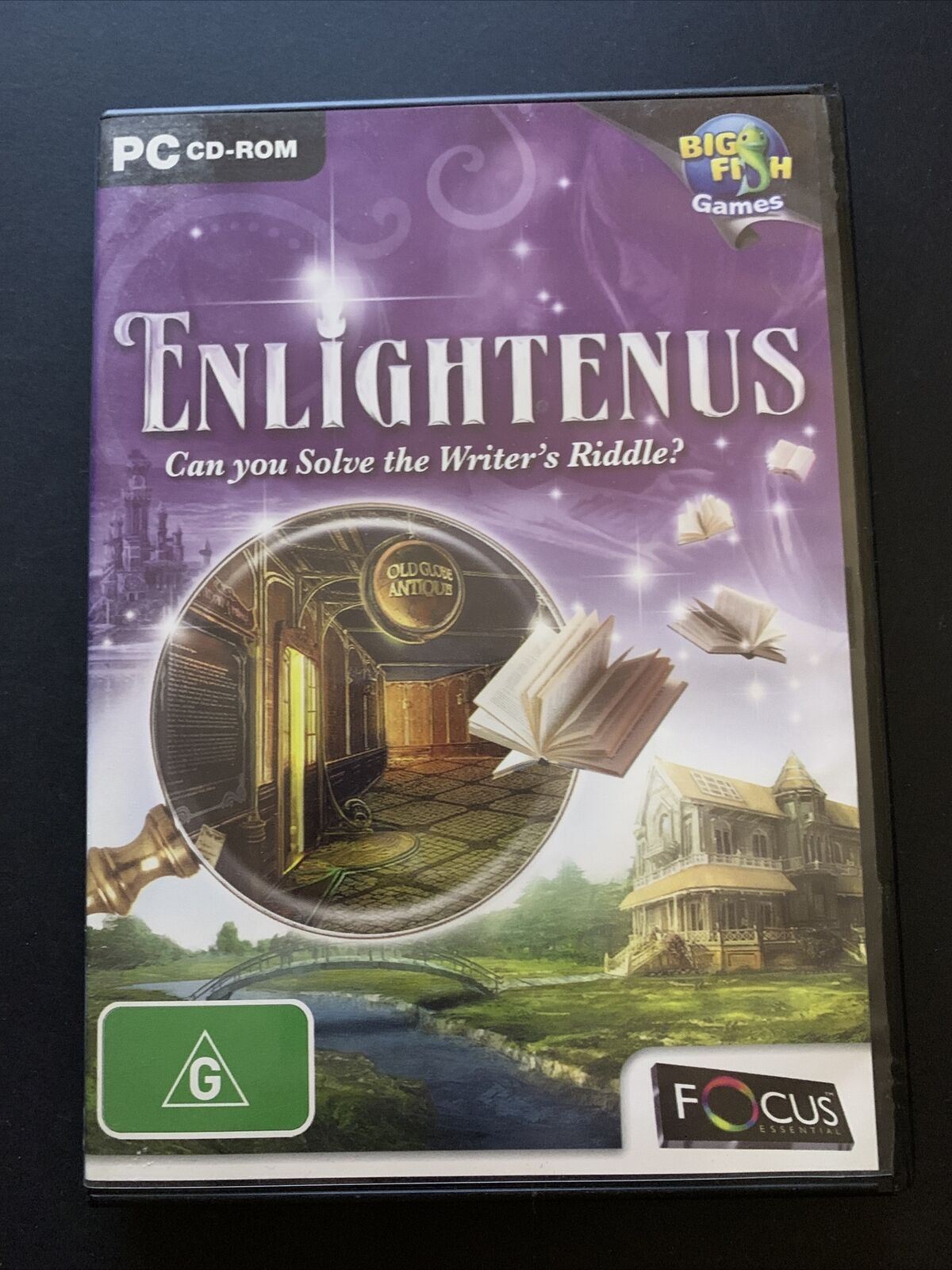 3x Hidden Object Game - Enlightenus, Puppet Show 1 & 2 - PC Hidden Object Game