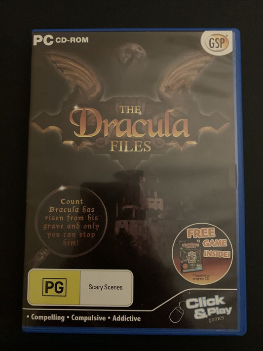 2x Games: The Dracula Files +  Mahjong Quest - PC Hidden Object Game