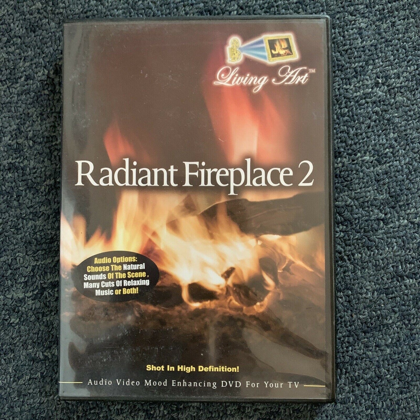 Radiant Fireplace 2 (DVD) Put a relaxing fireplace on your TV with HQ Sound!