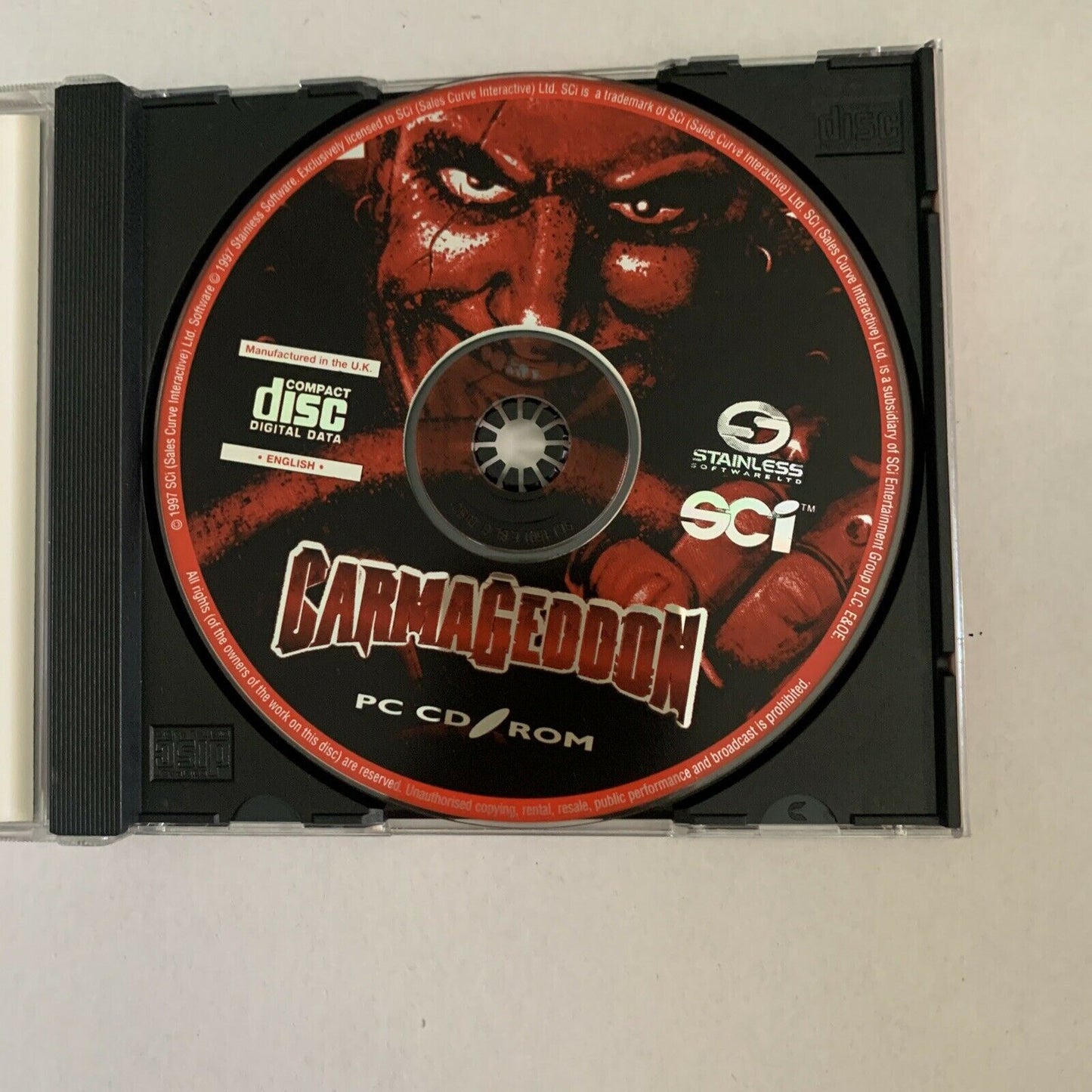 Carmageddon PC CDROM 1997 Vintage Game