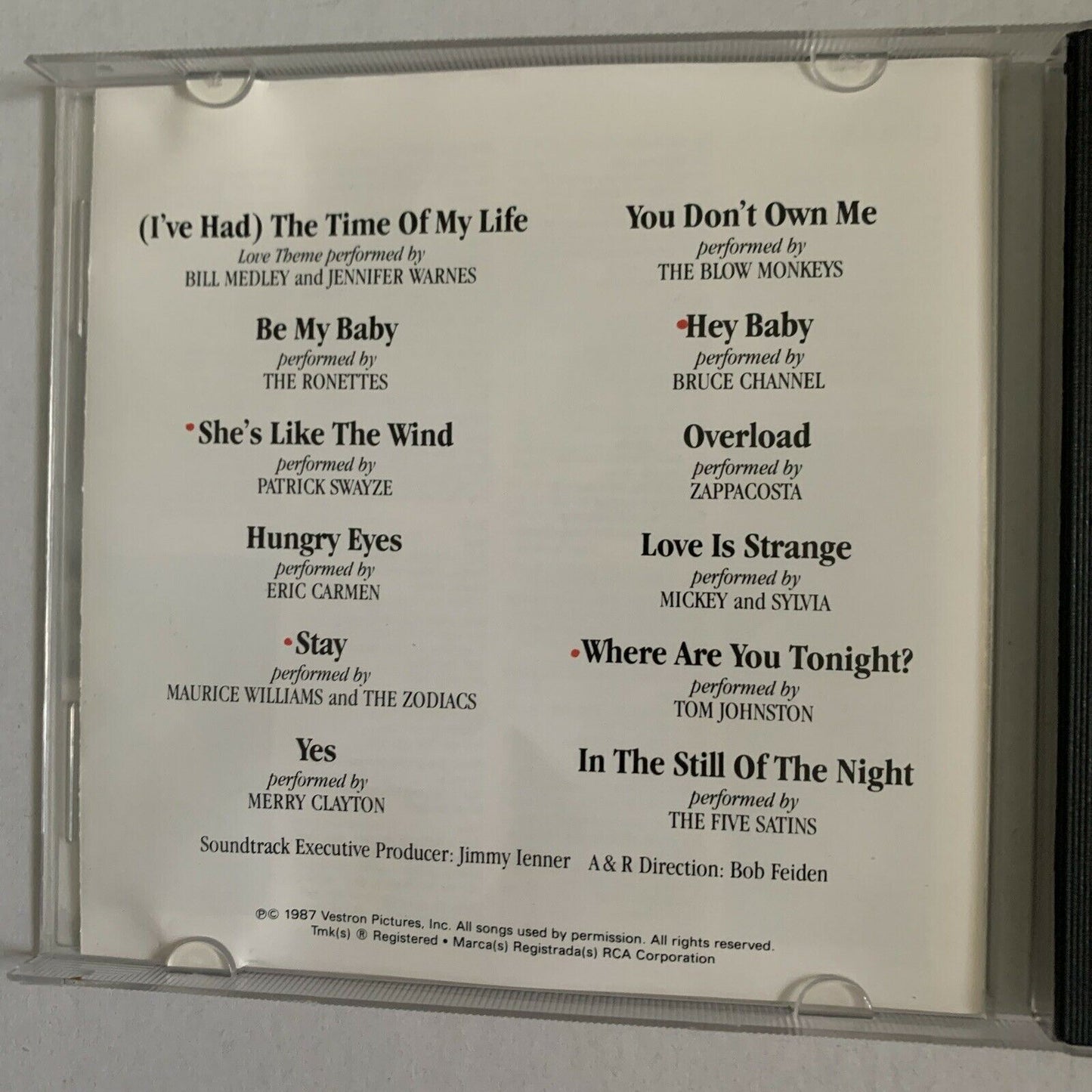 Dirty Dancing: Original Movie Soundtrack & More Dirty Dancing (CD, 1987, 2-disc)