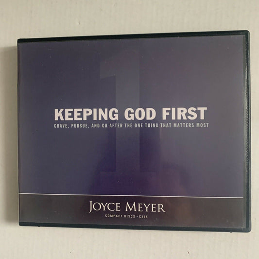 Keeping God First - Joyce Meyer CD 4-Disc