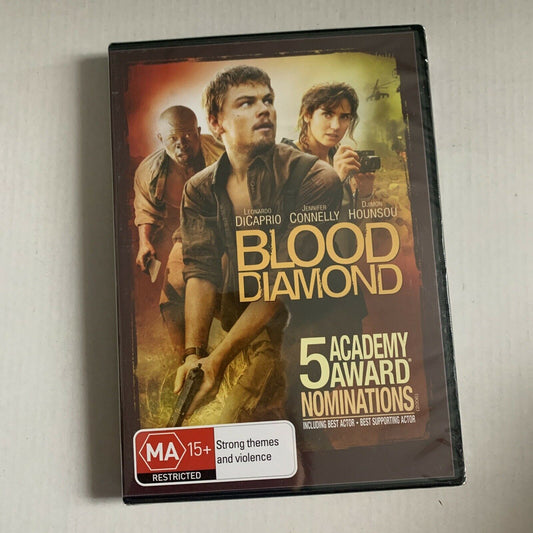 *New Sealed* Blood Diamond (DVD, 2006) Leonardo DiCaprio.  Region 4