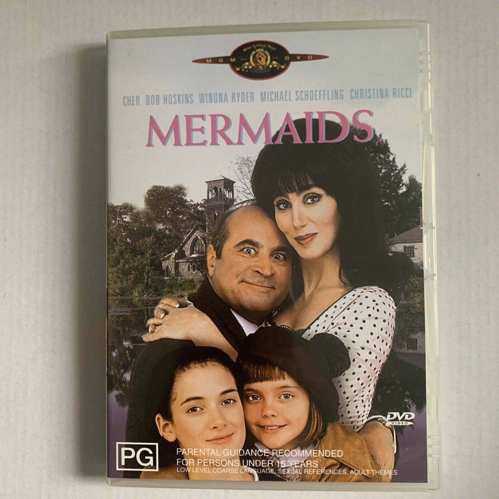 Mermaids (DVD, 1990) Cher, Winona Ryder, Bob Hoskins. Region 4 – Retro Unit