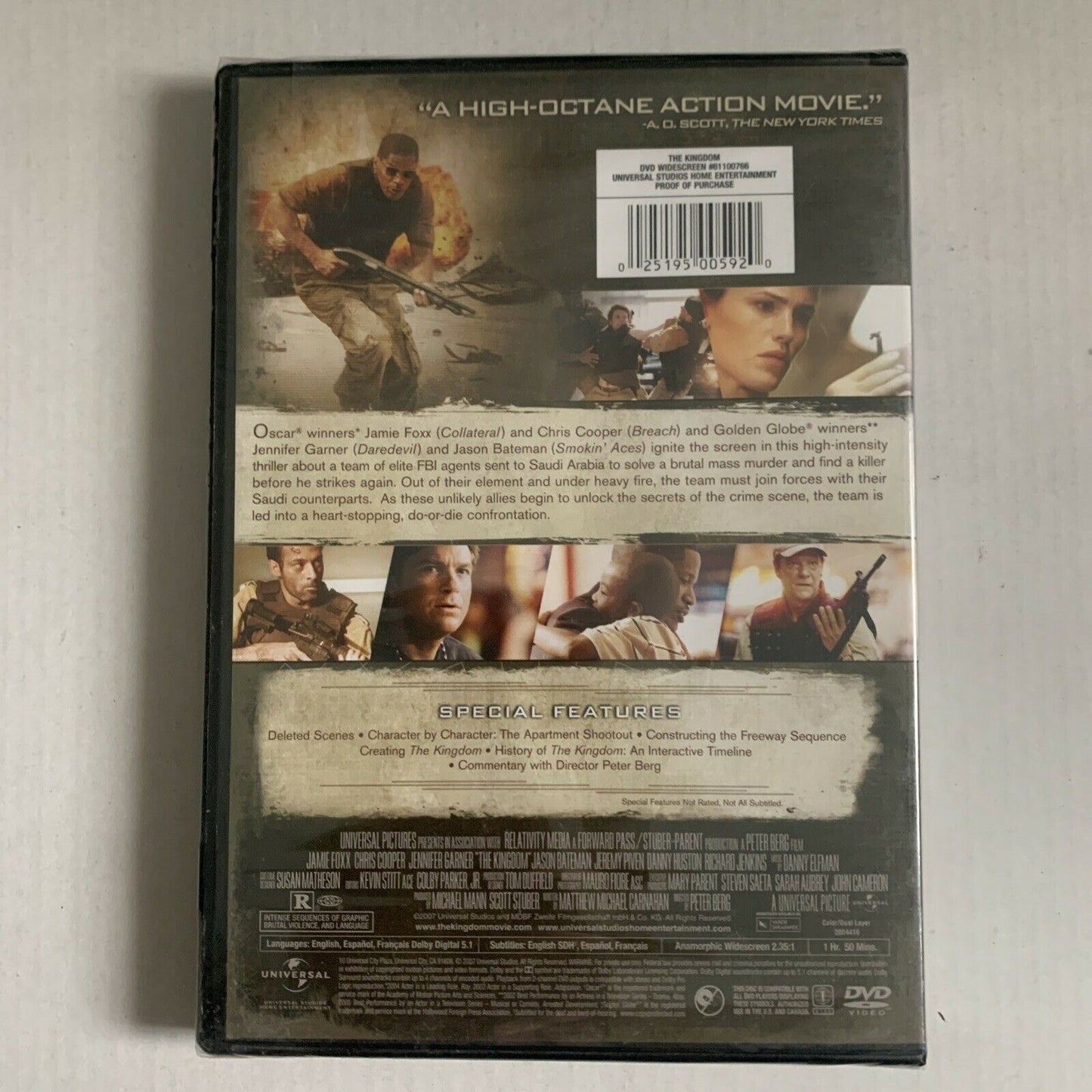 *New Sealed* The Kingdom (DVD, 2007) Jamie Foxx, Chris Cooper. Region 1
