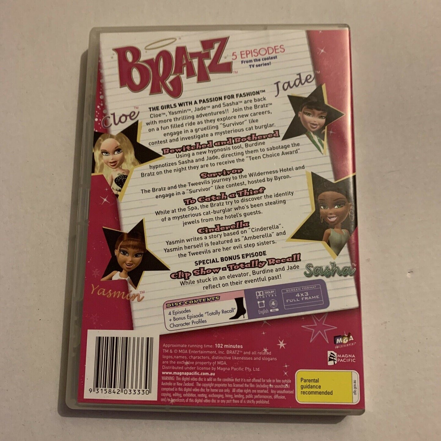 Bratz - Rock'n Princess (DVD, 2007)