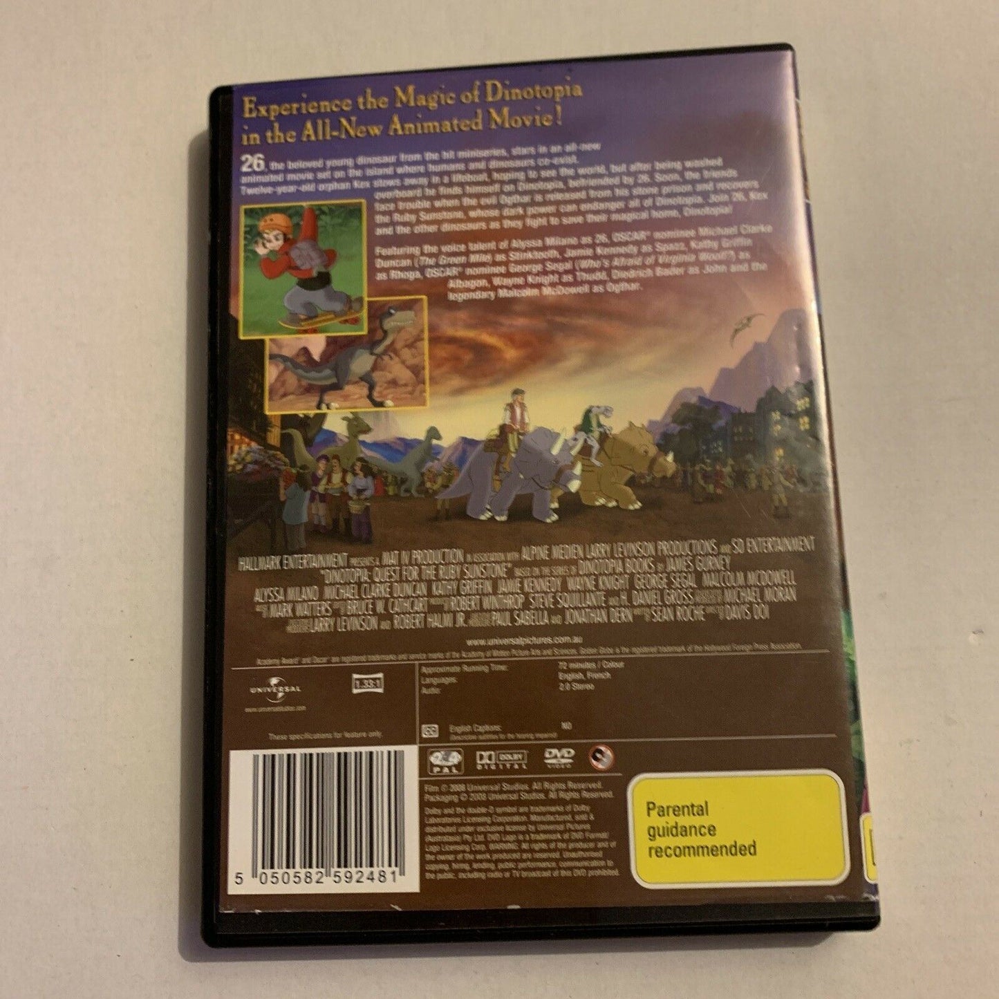 Dinotopia: Quest for the Ruby Sunstone (DVD, 2005) Alyssa Milano, Jamie Kennedy