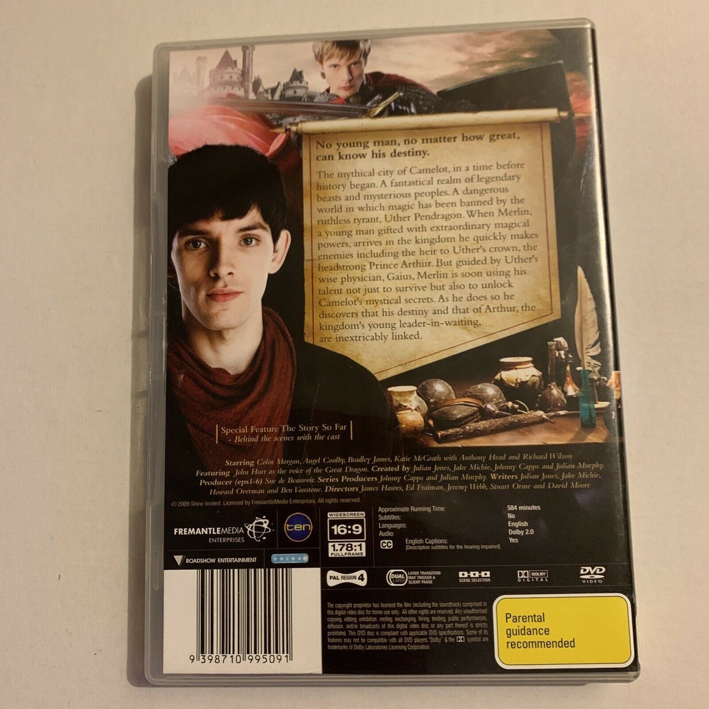 The Adventures Of Merlin : Series 1 (DVD, 2010, 4-Disc Set) Region 4