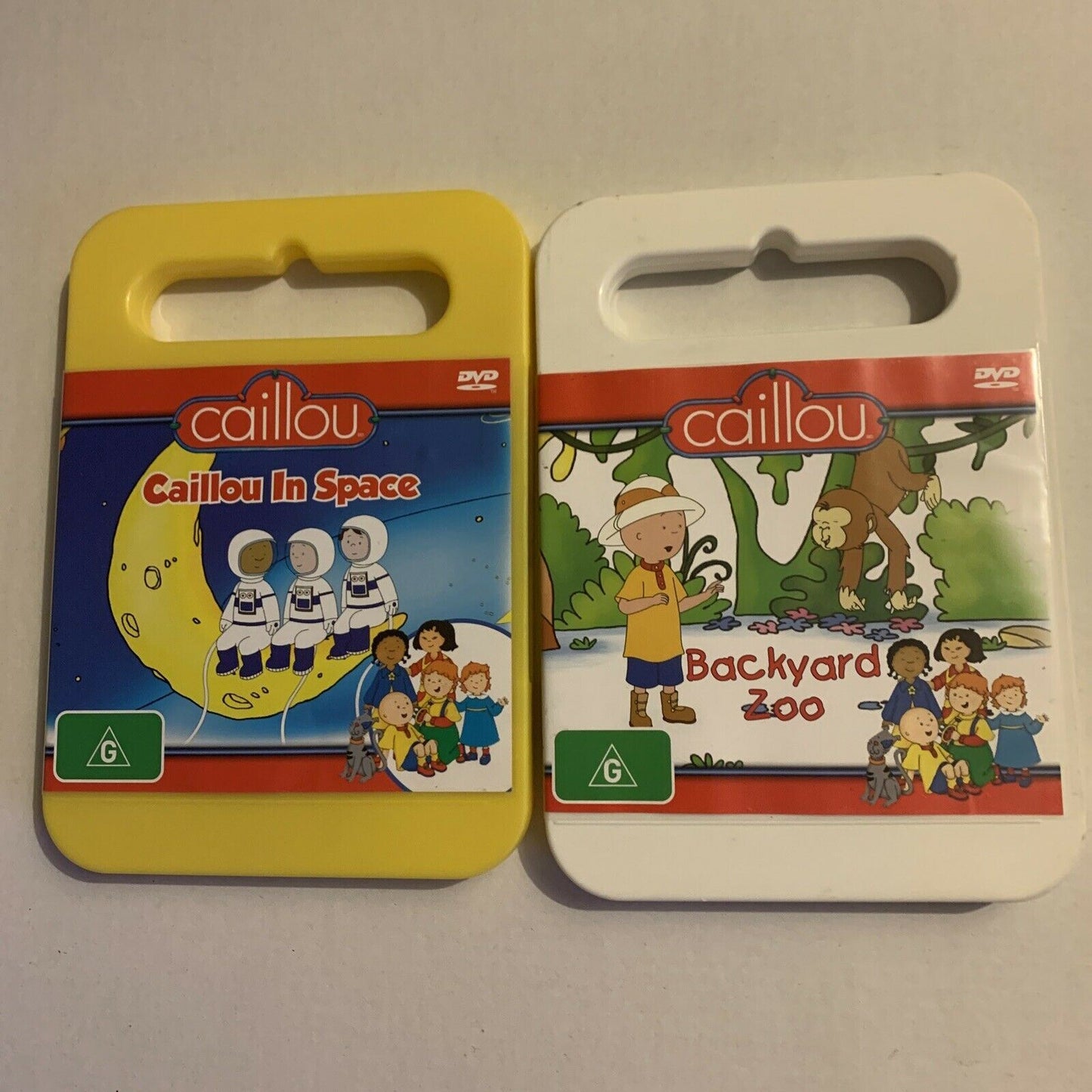 Caillou - Caillou In Space & Backyard Zoo (DVD, 2-Disc)