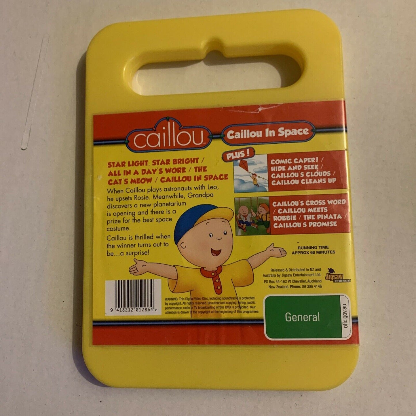 Caillou - Caillou In Space & Backyard Zoo (DVD, 2-Disc)