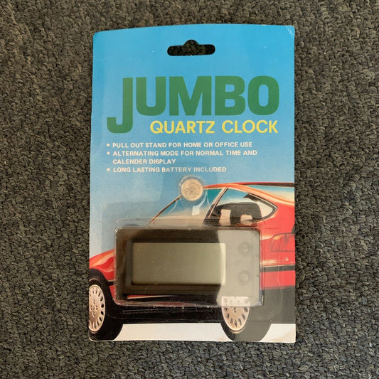Jumbo Quartz Clock With Pullout Stand For Home Or Office