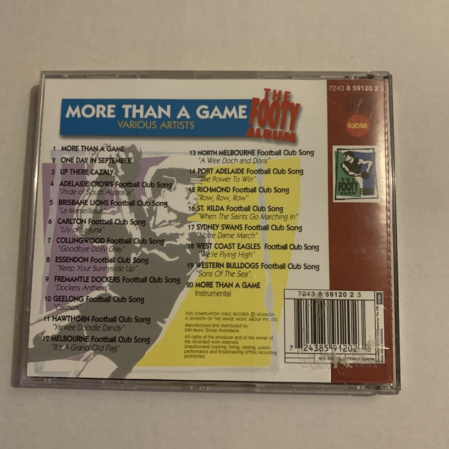 More Than A Game - The Footy Album - Various Artists (CD, 1997)