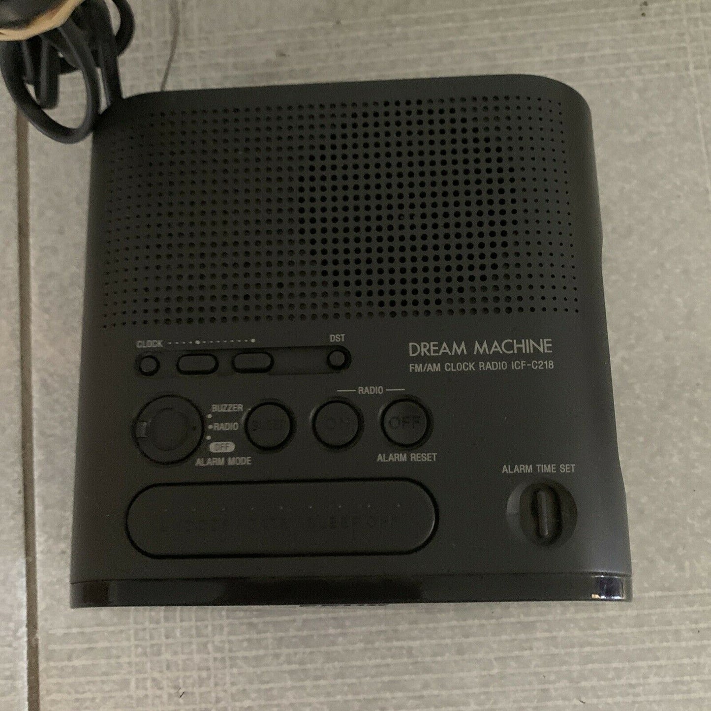 Sony Dream Machine FM/AM Clock Radio ICF-C218