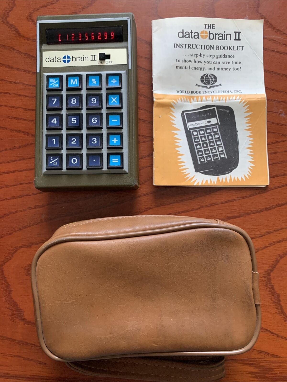 Vintage Data Brain II Calculator