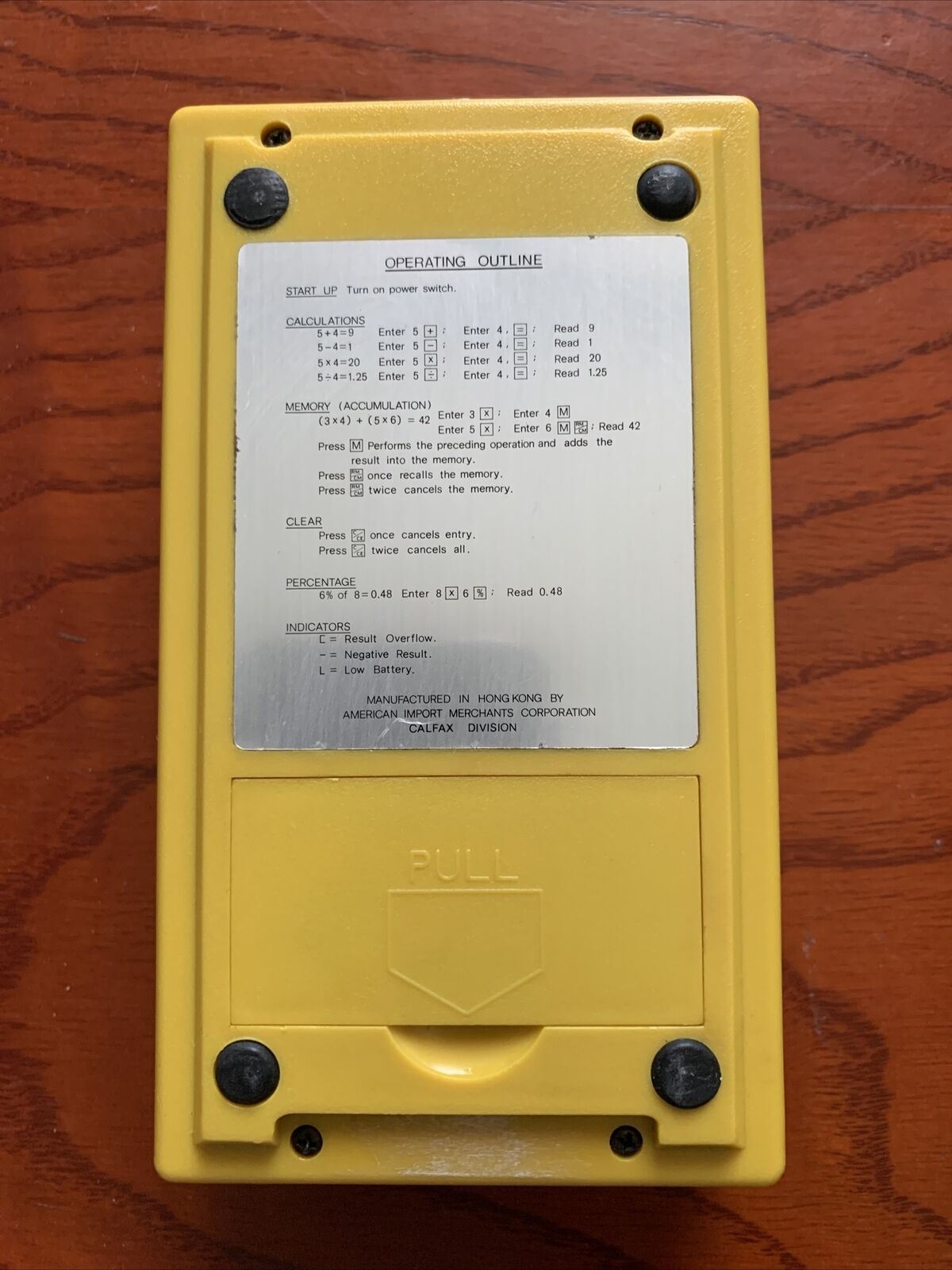Vintage Data Brain II Calculator