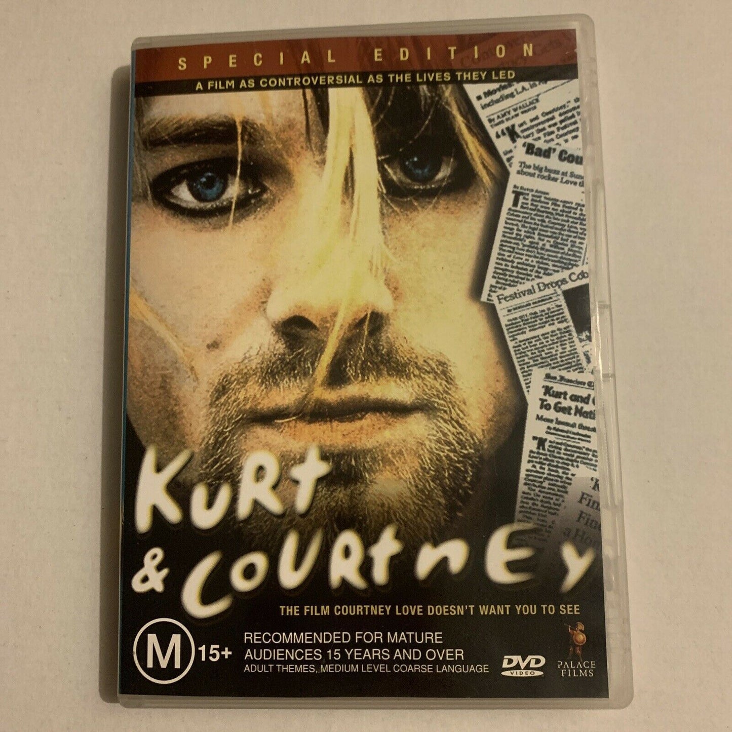 Kurt And Courtney (DVD, 1998) Courtney Love, Kurt Cobain - Region 4&2