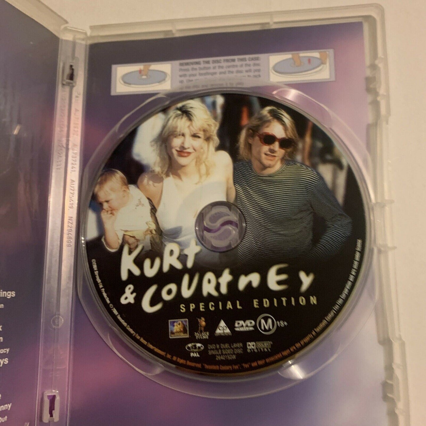 Kurt And Courtney (DVD, 1998) Courtney Love, Kurt Cobain - Region 4&2