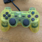 Genuine Sony Playstation Dualshock 2 Controller Clear Yellow SCPH-10010 PS1 PS2