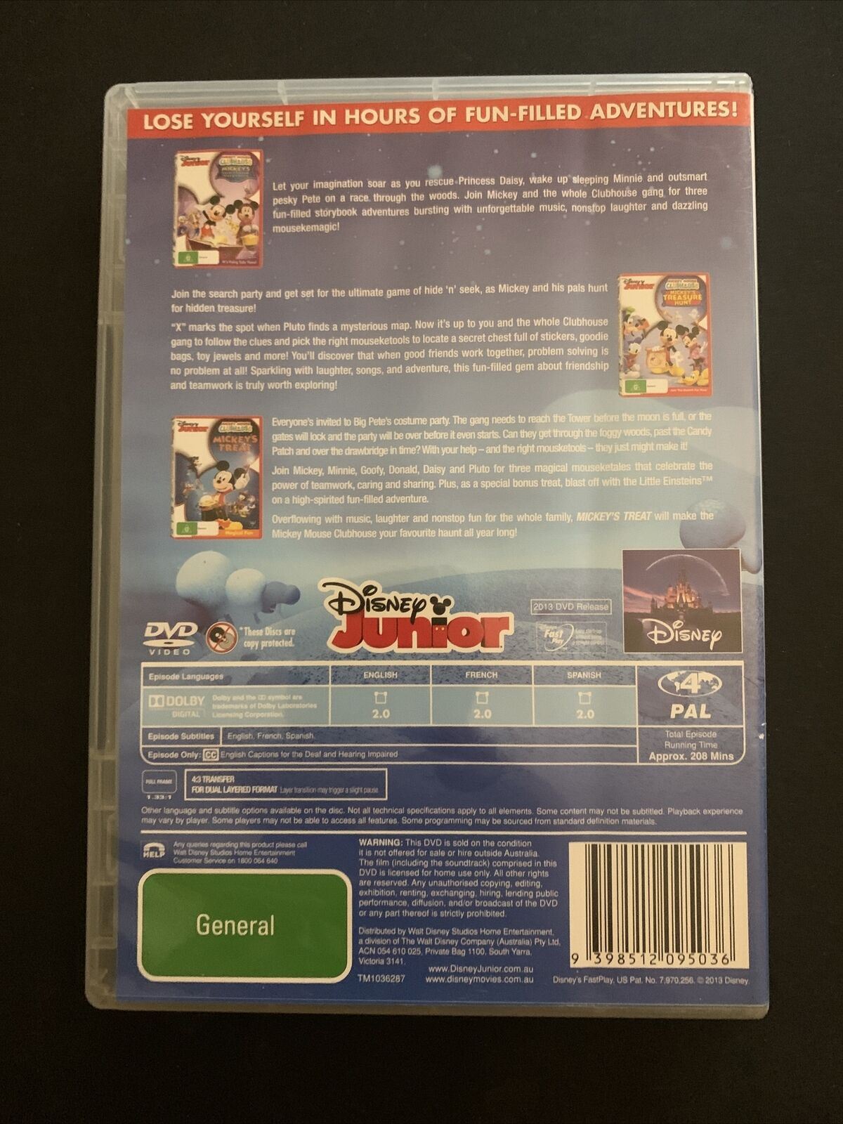 Mickey Mouse Clubhouse - Surprise Collection 3x DVD (DVD, 3-Disc) Region 4&2