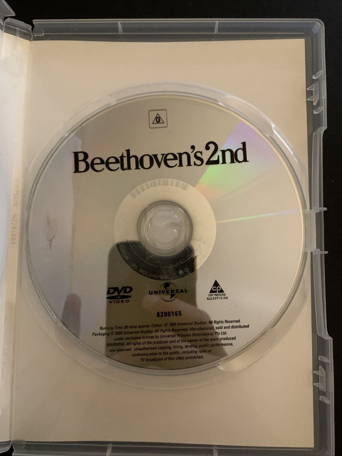 Beethoven / Beethoven's 2nd (DVD, 1992) Charles Grodin, Bonnie Hunt. Region 4