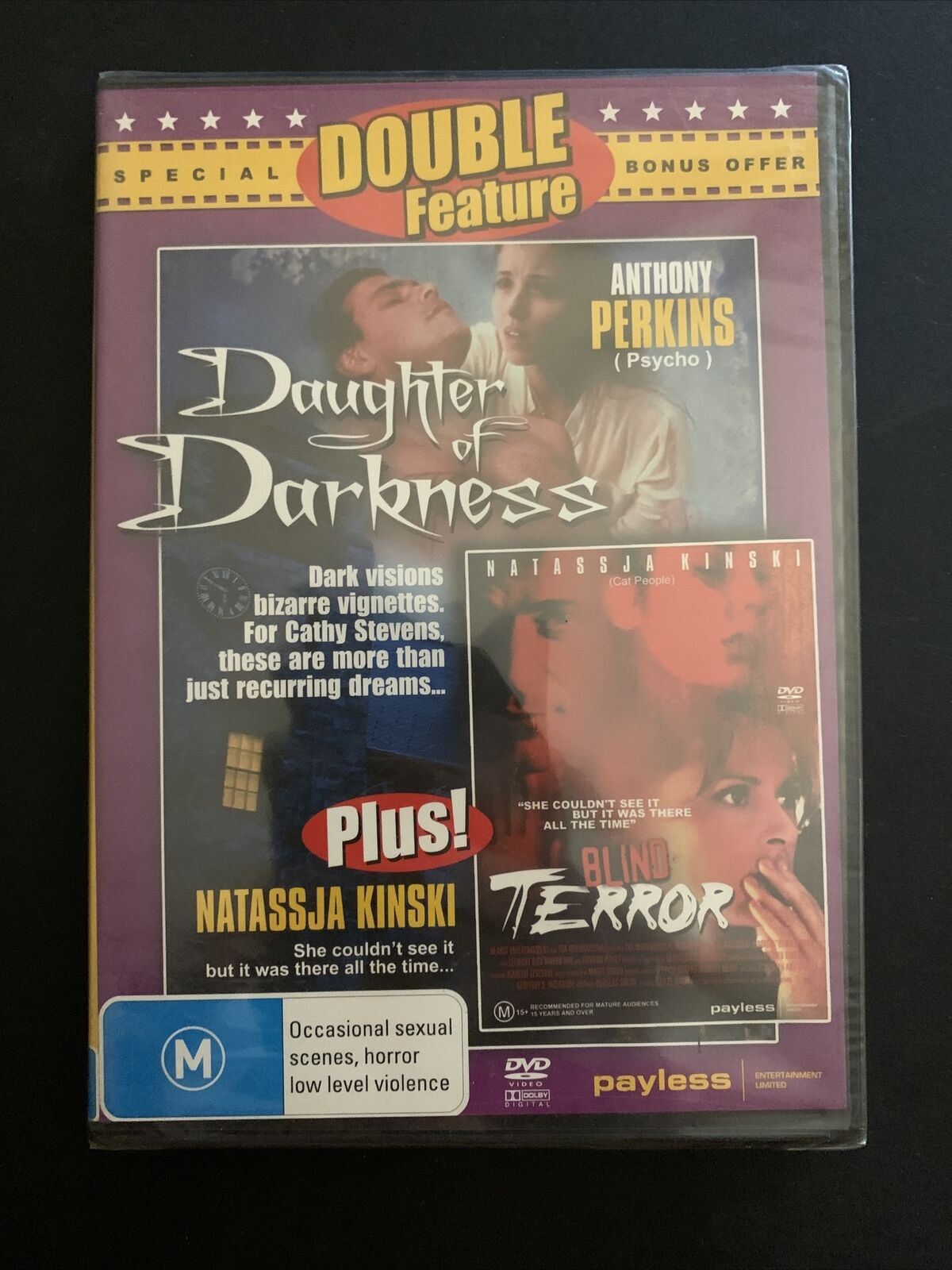 *New Sealed* Daughter of Darkness / Blind Terror (DVD) Nastassja Kinski, Anthony