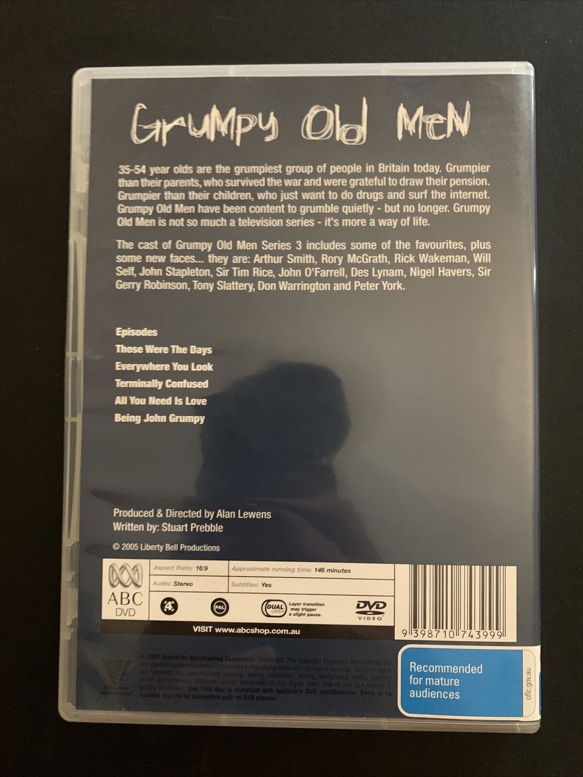 Grumpy Old Men : Series 3 (DVD) Arthur Smith, Rory McGrath, Rick Wakeman, Will S