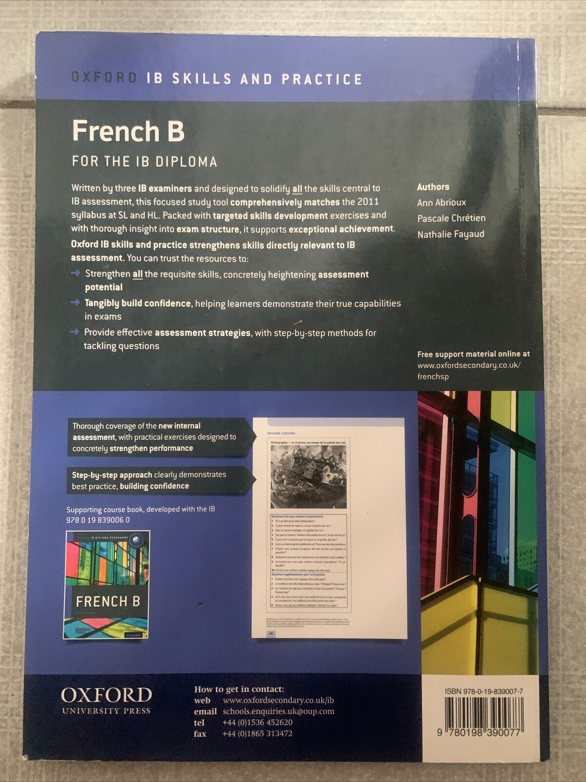 French B Skills and Practice: Oxford Ib Diploma Programme:  For the Ib Diploma by