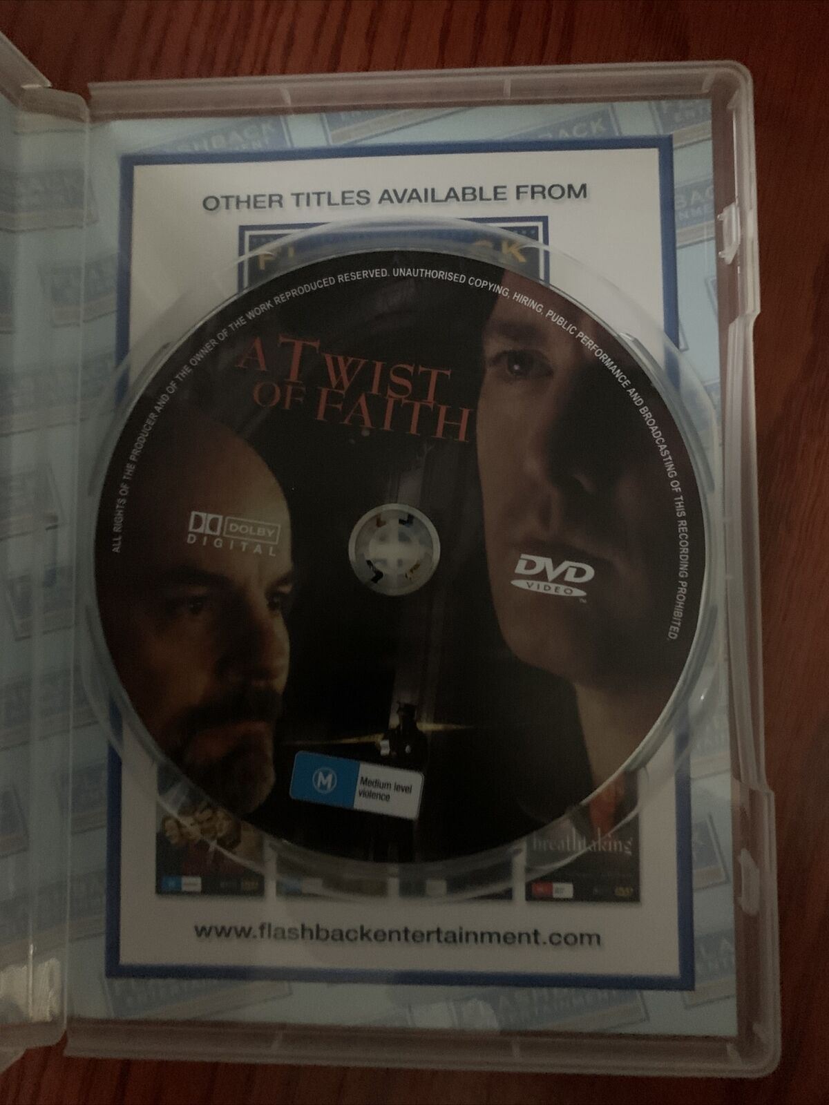 A Twist Of Faith (DVD) Andrew McCarthy, Michael Ironside,  Matthew Laurance