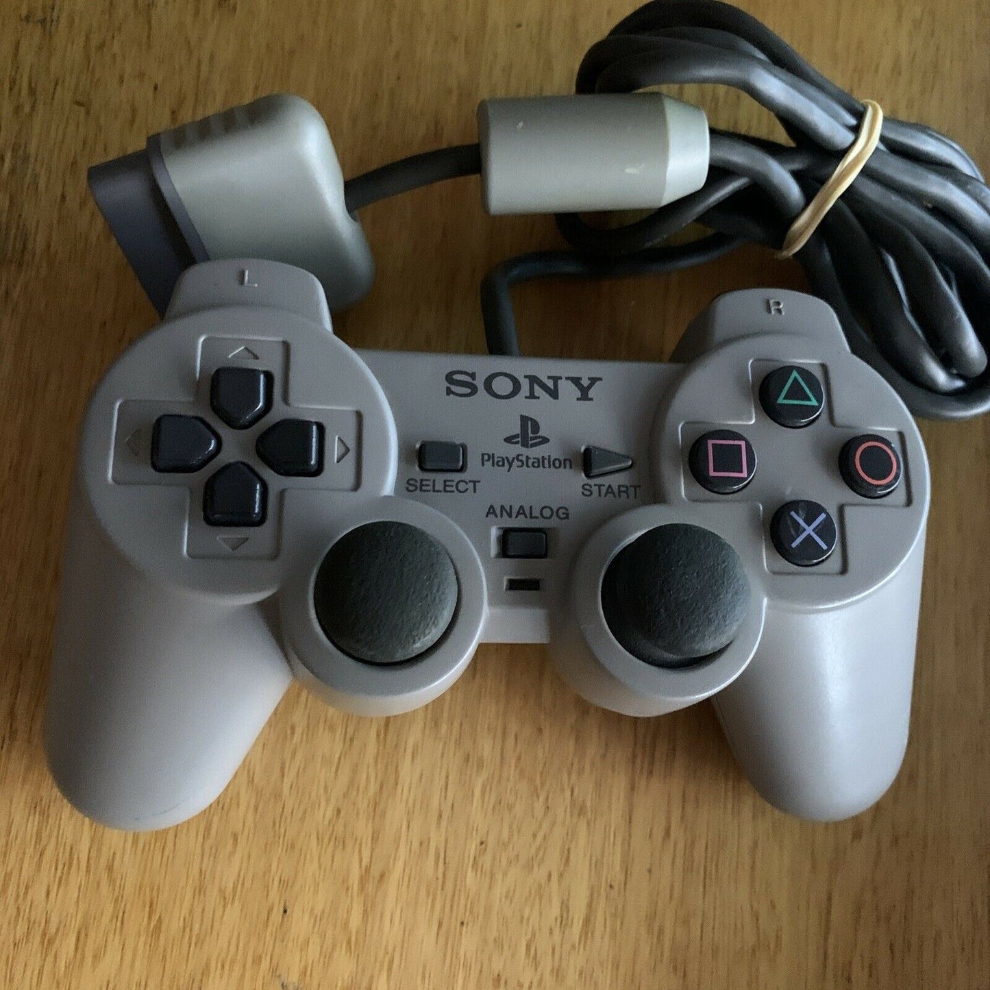 Genuine Sony PlayStation 1 CONTROLLER Grey Analog Dual Shock PS1 SCPH-1200