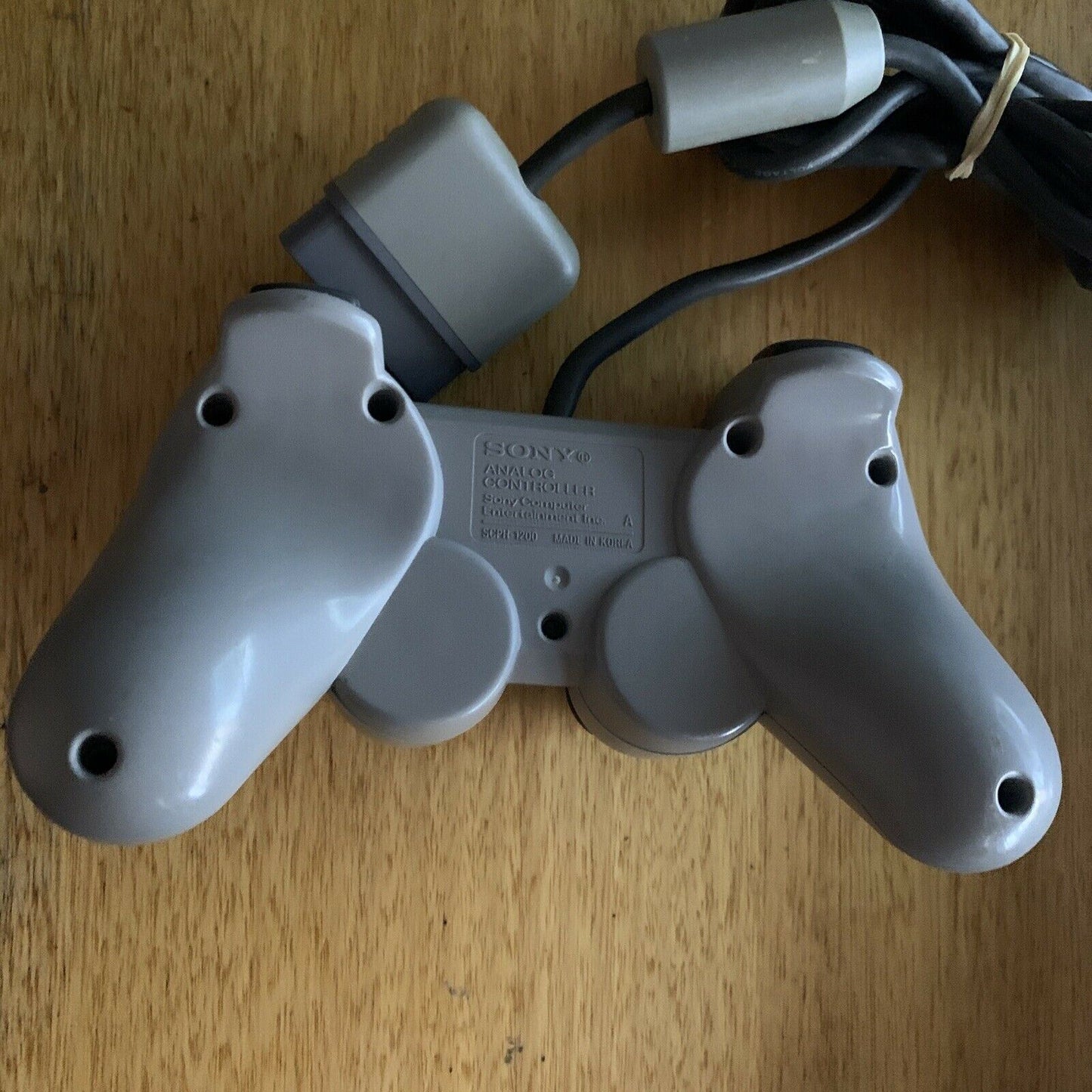 Genuine Sony PlayStation 1 CONTROLLER Grey Analog Dual Shock PS1 SCPH-1200