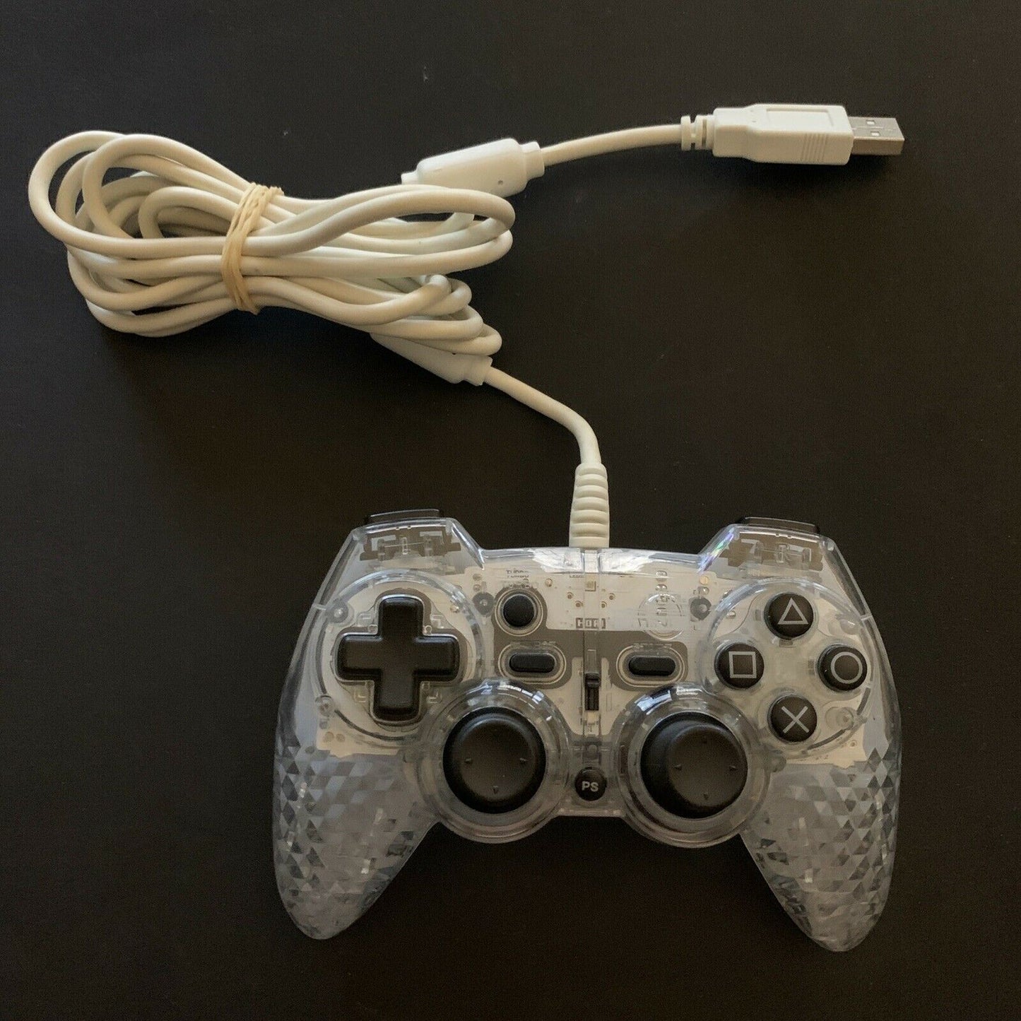 HORI Pad 3 Mini For PlayStation 3 USB - Transparent clear with Turbo function