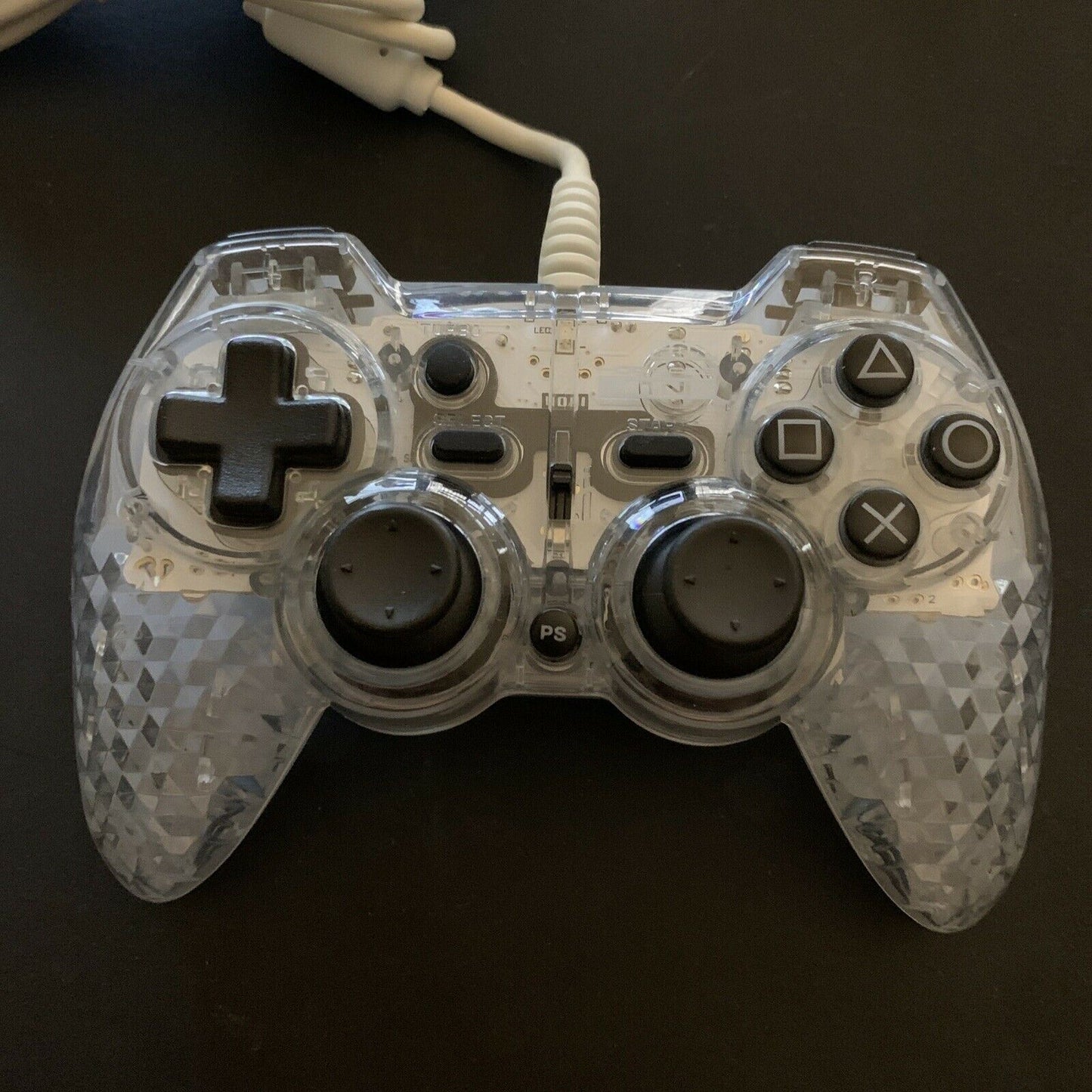 HORI Pad 3 Mini For PlayStation 3 USB - Transparent clear with Turbo function
