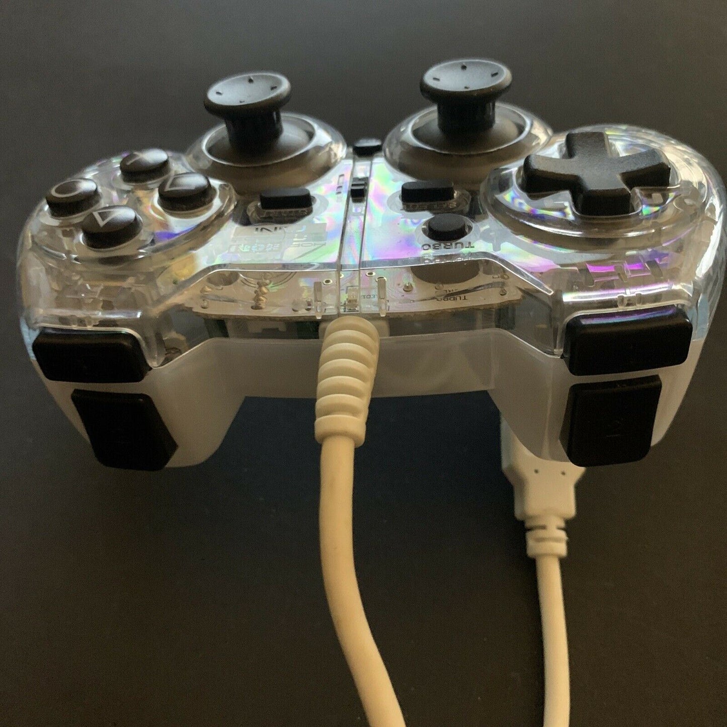 HORI Pad 3 Mini For PlayStation 3 USB - Transparent clear with Turbo function