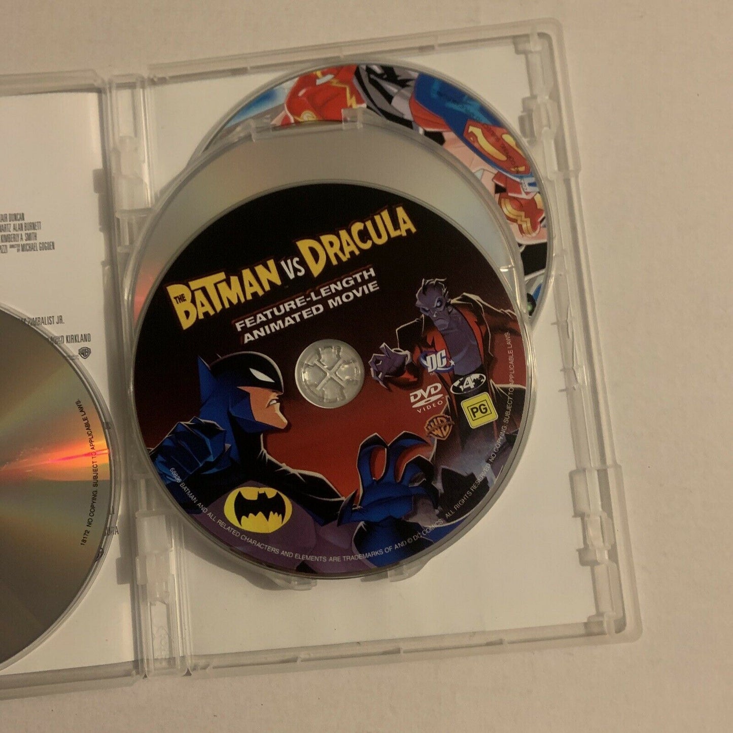 6x DVD - DC Comics Hero Favourites (Justice League, Starcrossed,Batman vs Dracul