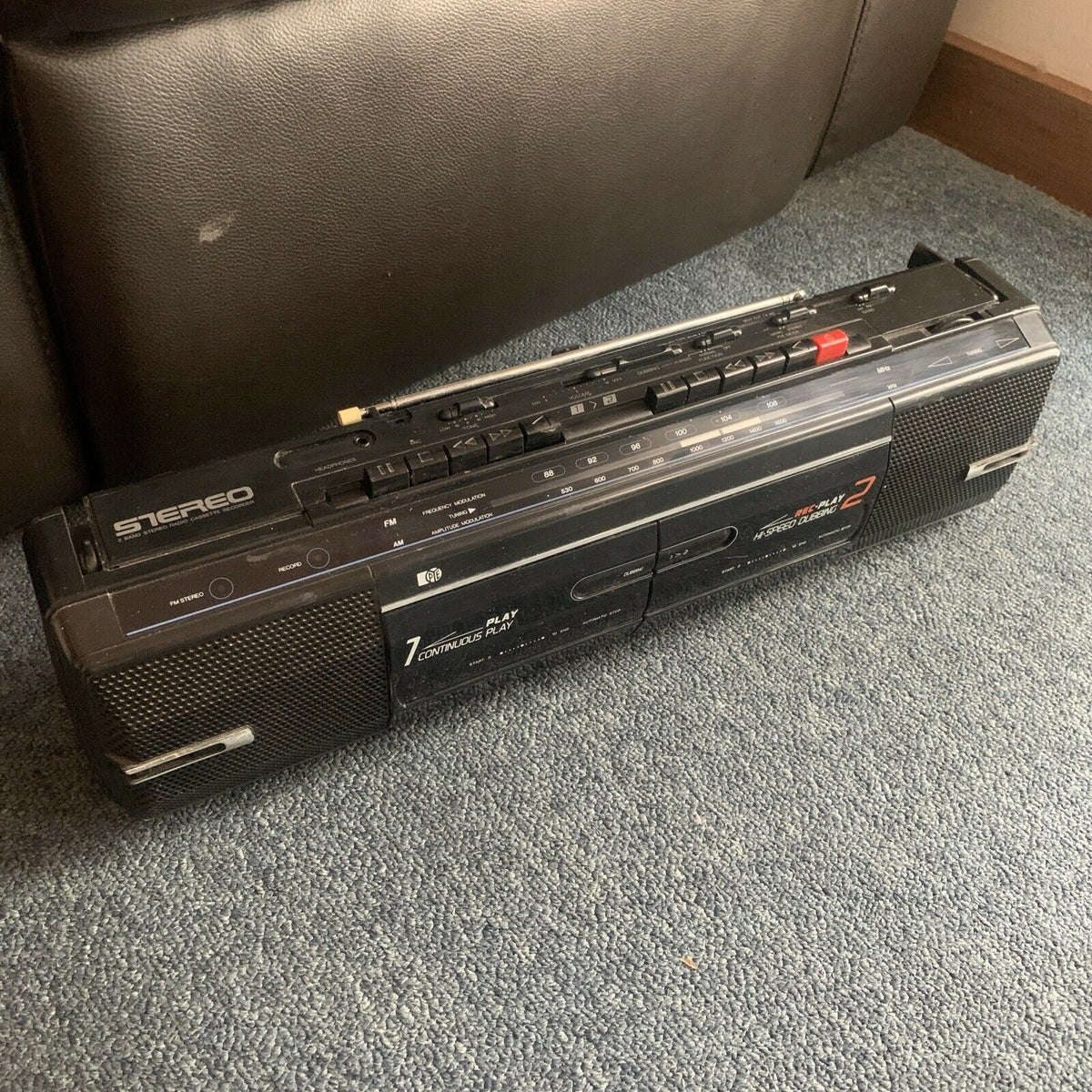 Vintage PYE Stereo Radio Cassette Recorder BOOMBOX DRC 1027 – Retro Unit