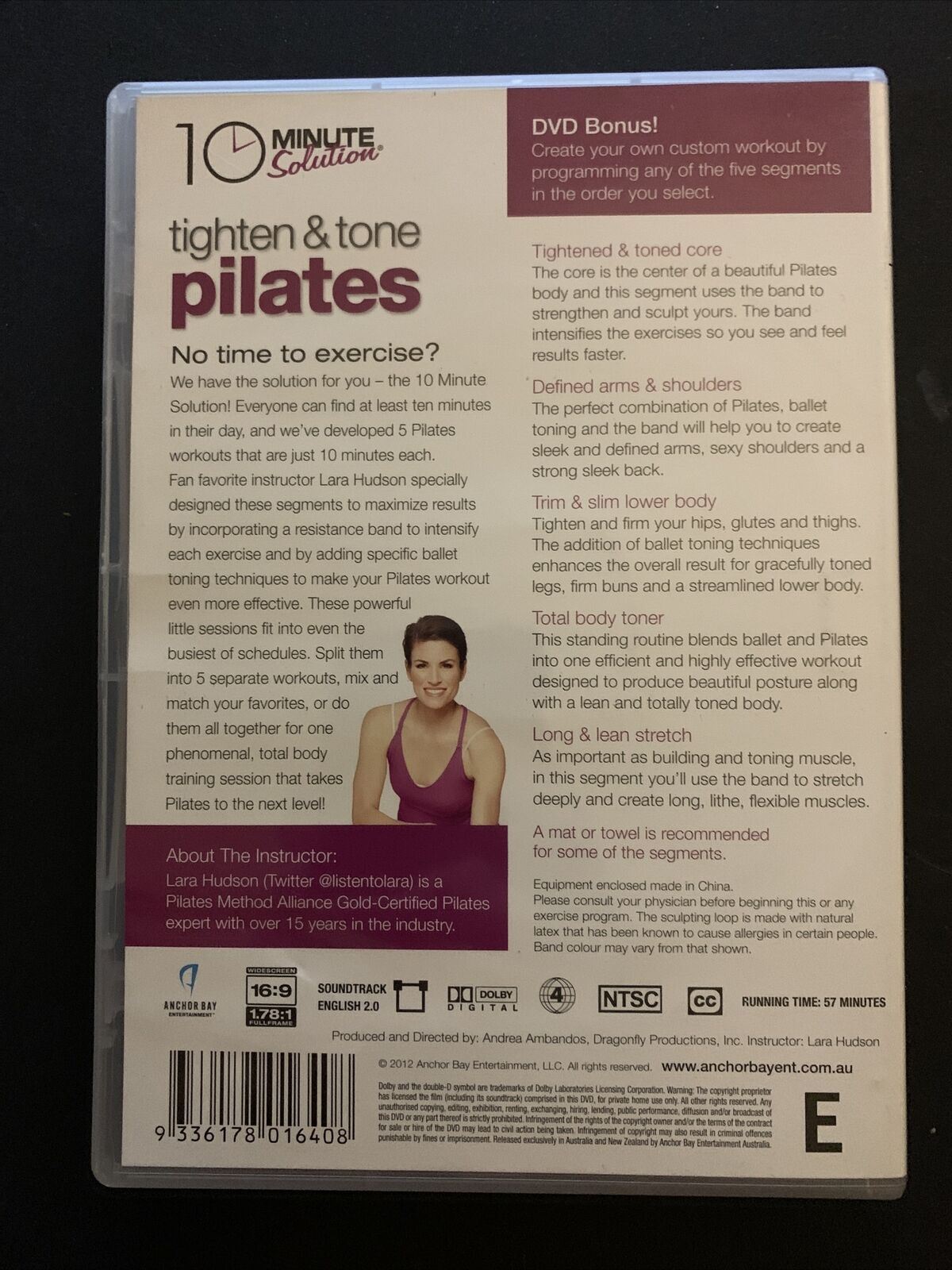 10 Minute Solution - Tighten & Tone Pilates (DVD) Region 4