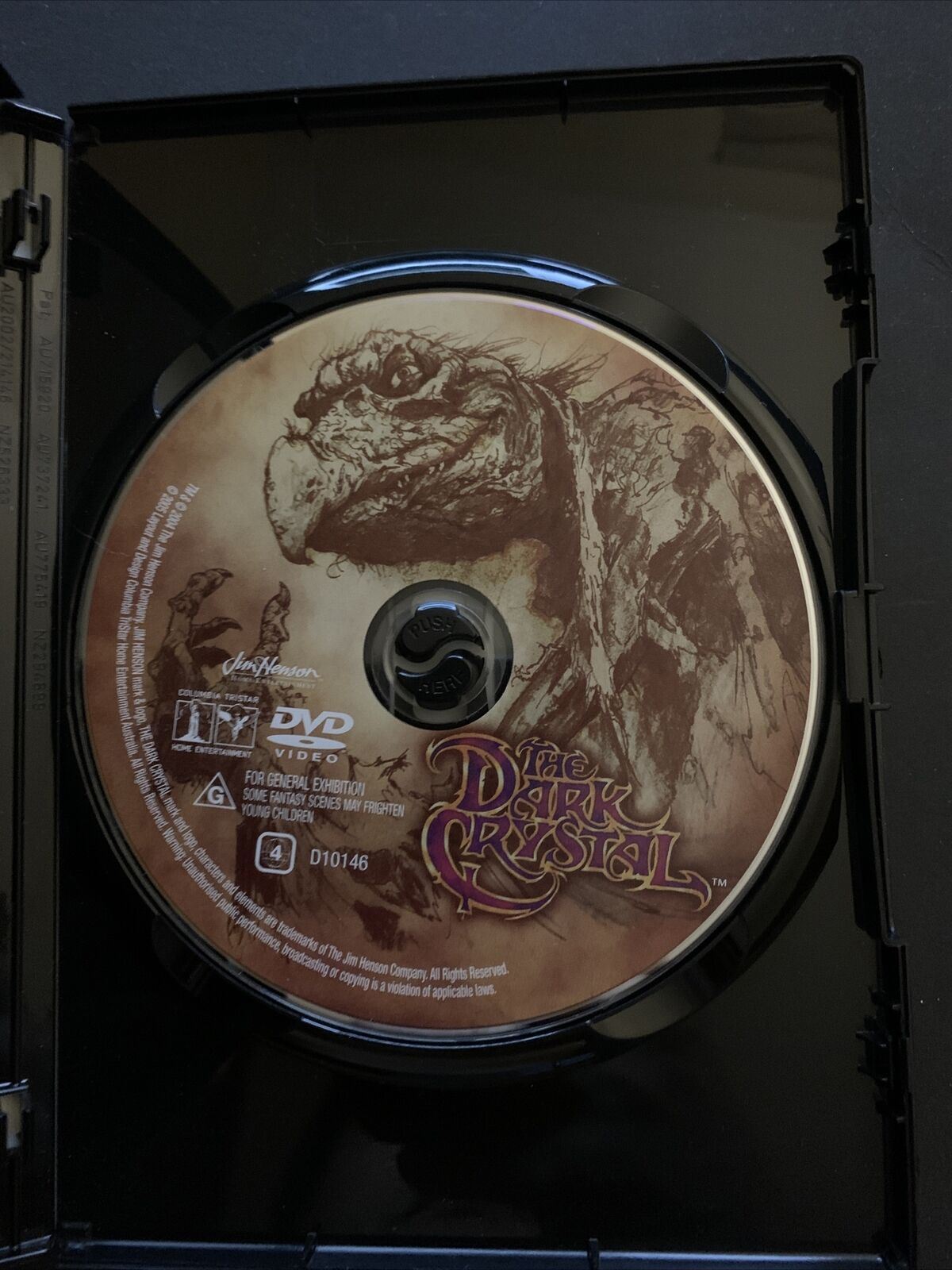 The Dark Crystal (DVD, 1982) Jim Henson, Kathryn Mullen, Frank Oz.  Region 4