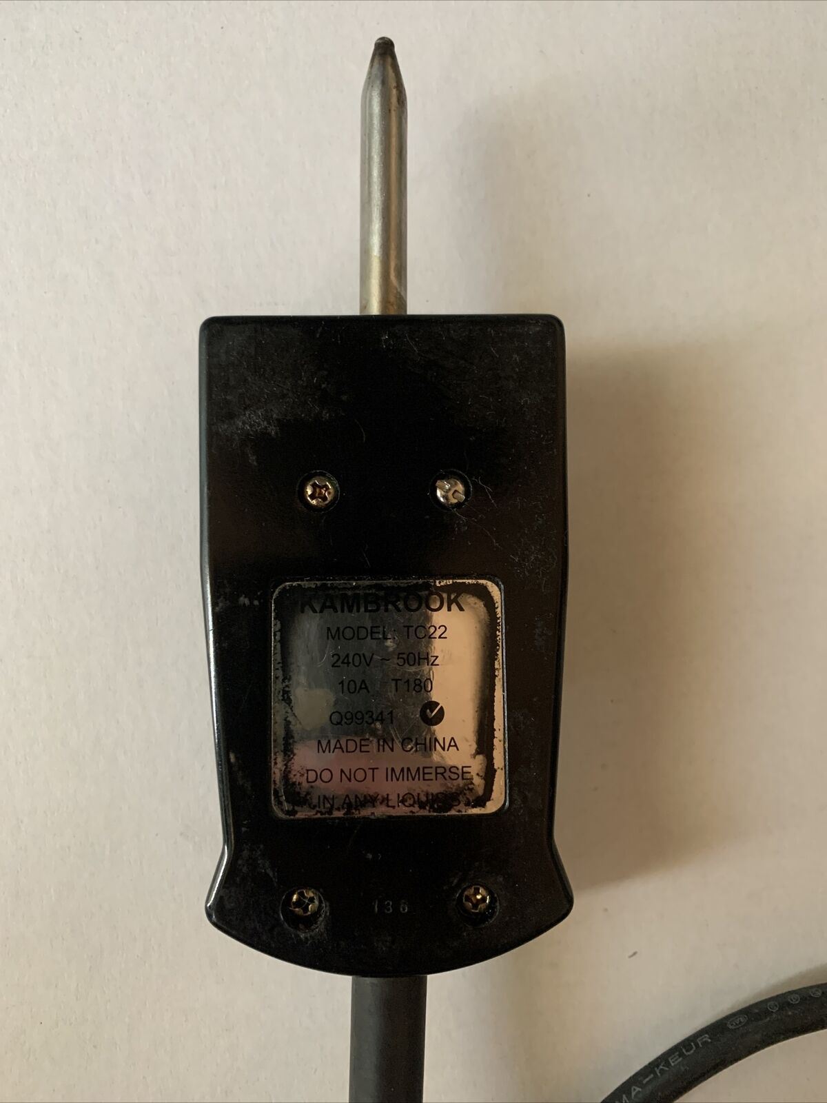 Genuine Kambrook TC22 Temperature Probe Power Supply