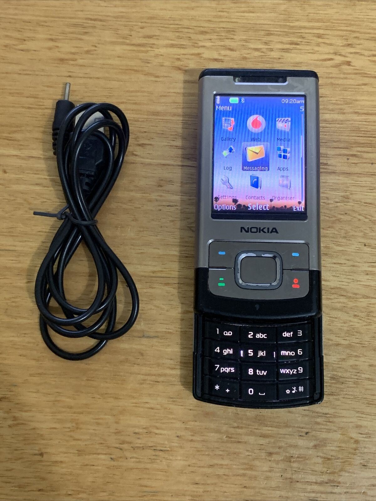 Nokia  Slide 6500 - Black and Silver Smartphone