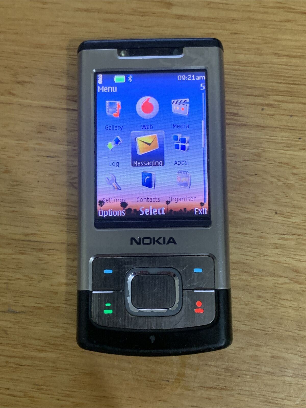 Nokia  Slide 6500 - Black and Silver Smartphone