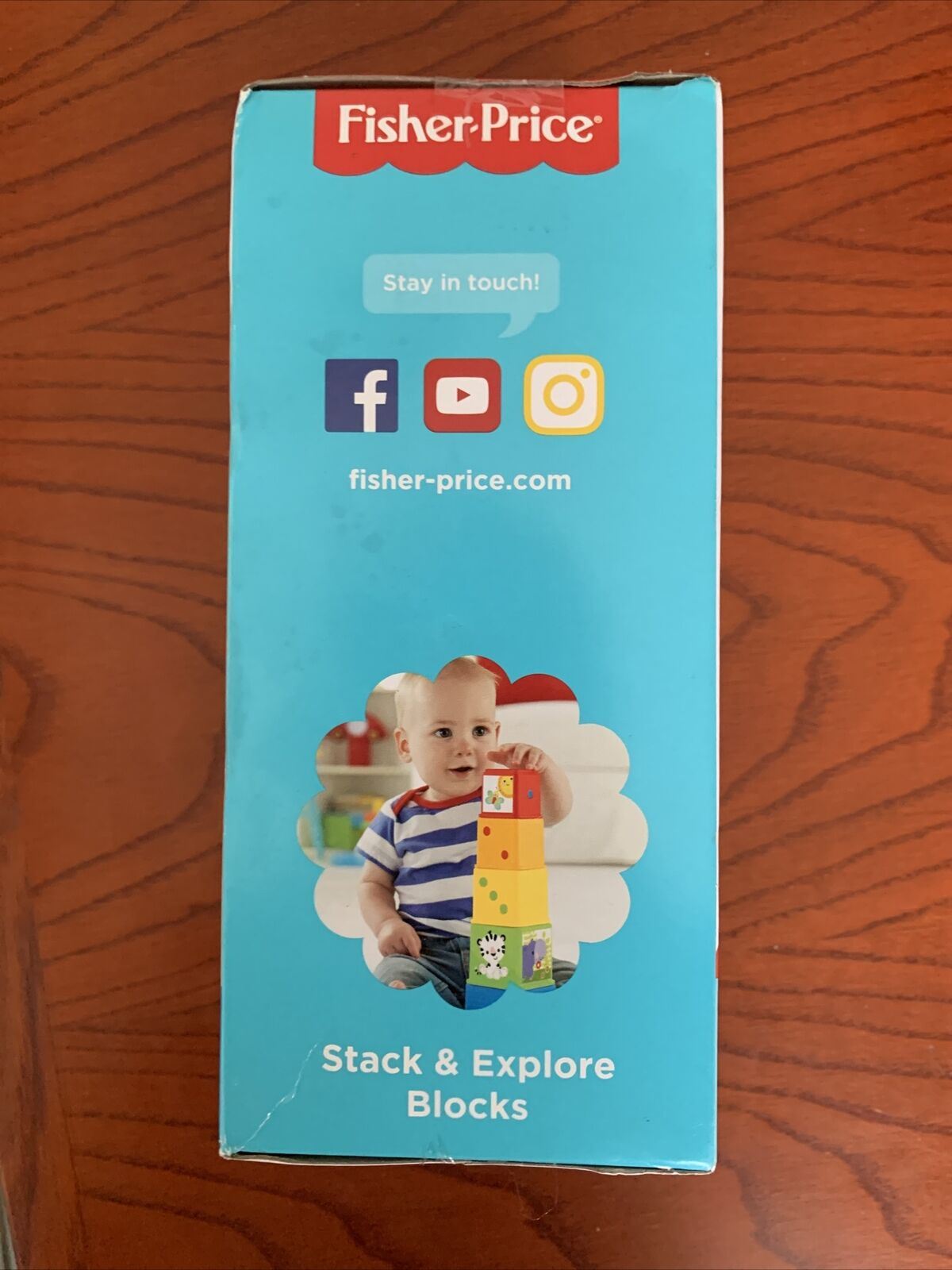 Fisher Price Stack and Explore Blocks for 6M+ Hand-Eye Coordination, Motor Skill