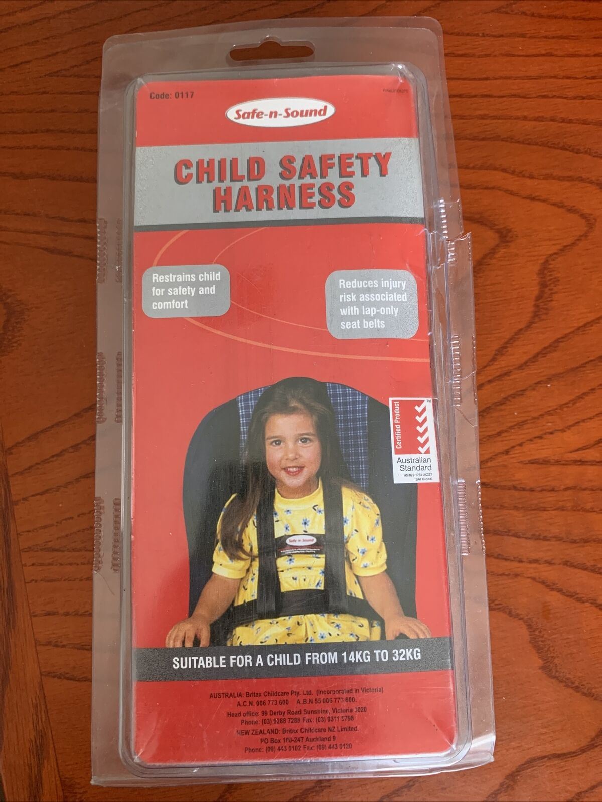 Safe-n-Sound Adjustable Child Safety Harness for Child 14kg-32kg