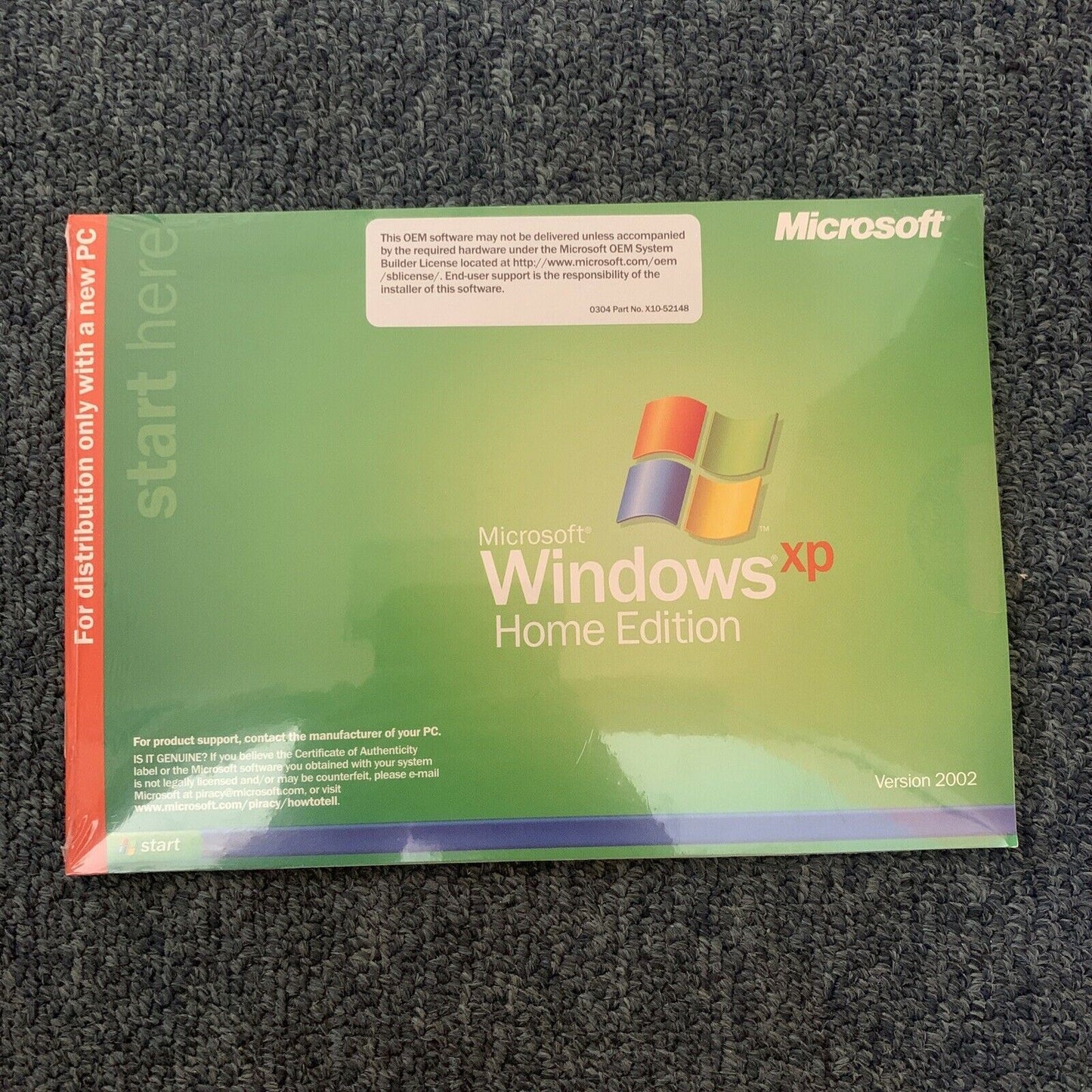 *New Sealed* Microsoft Windows XP Home Edition