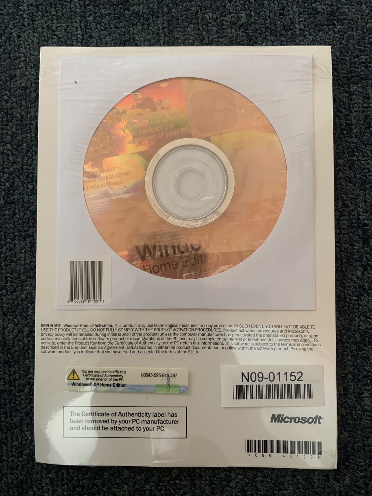 *New Sealed* Microsoft Windows XP Home Edition