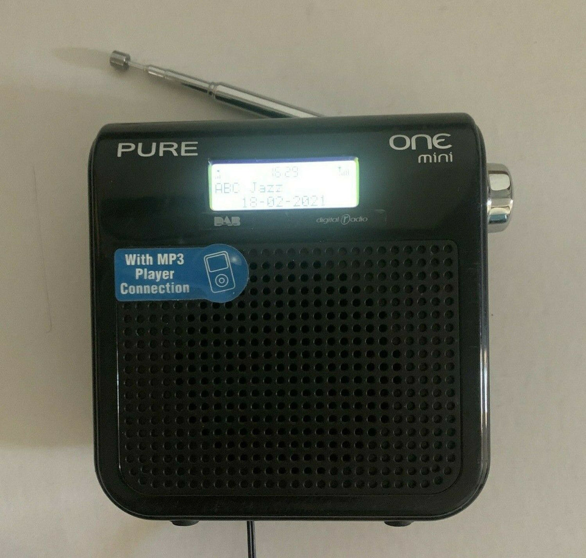 Por One Mini Pure One Mini Digital Radio DAB/FM *Doesn't Include Rechargable Batter ...